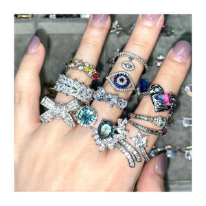 Anillos de joyería de moda Anillo de plata certificada Plata de Ley 925 joyas de plata 925 por mayor - Product Image 1