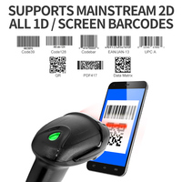 GTCODESTAR 2D con cable OEM/ODM USB/RS23 CMOS Handheld Android 1D 2D QR Code scanner Factory PDF417 escáner de código de barras