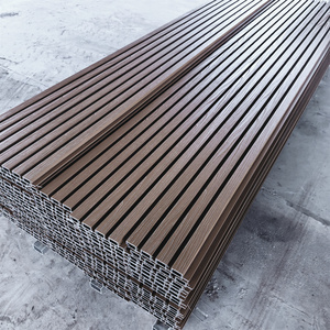 Panel de Pared de WPC de Madera de Arce, Impermeable, Antideslizante, Tablero de Pared de Madera Compuesta, Superficie con Aspecto de Madera, Fácil de Instalar, para Uso en Exteriores - Product Image 1