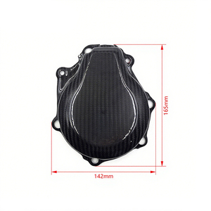 SNOR <span class=keywords><strong>moto</strong></span> moteur en Fiber de carbone générateur couvercle d'allumage garde FE 450 501 pour HUS QVARNA - Product Image 3