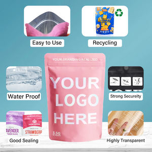 أكياس تغليف بلاستيكية طبية نظيفة مخصصة ذات إغلاق محكم وقائم بذاته مع سحاب قابل لإعادة الإغلاق - Product Image 4