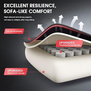 เก้าอี้คอมพิวเตอร์ปรับเอนได้สำหรับเล่นเกมในห้องนักบินพร้อมด้วยจอภาพ2ตัว - Product Image 3