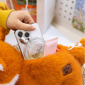 Sac à dos <span class=keywords><strong>en</strong></span> peluche Feiya West Highland Dog, jouet <span class=keywords><strong>en</strong></span> peluche, adorable chien <span class=keywords><strong>en</strong></span> peluche, sac à bandoulière, Saint-Valentin, polyester, coton PP - Product Image 4