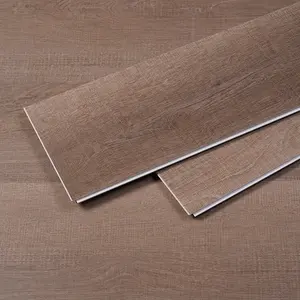 Moderno impermeable grano de madera otro clic bloqueo SPC suelo con IXPE vinilo tablón de lujo LVP