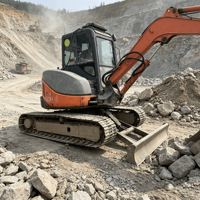 Maquinaria de Construcción Hita-chi Usada, Sistema Hidráulico ZX50U-2, Mini Excavadora Hidráulica