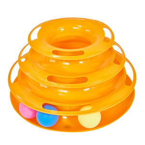 Juguetes para mascotas Fabricantes Interactivo Venta caliente Gato Juguete Pista Bola Gato Juguete Rodillo - Product Image 1