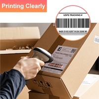 Étiquettes d'impression thermique imperméables de qualité supérieure 4"*6" Autocollants d'expédition à adhésif permanent pour le commerce électronique Livraison par FBA