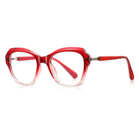 Modèle LS247 Monture de lunettes œil de chat Blocage de la lumière bleue Montures optiques TR90 Monture de lunettes pour myopie Lunettes optiques pour femmes Oculos