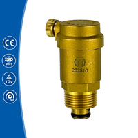 Système de valve d'évacuation d'air de type économique pour gain de place, avec corps en laiton et adaptateur de tuyau