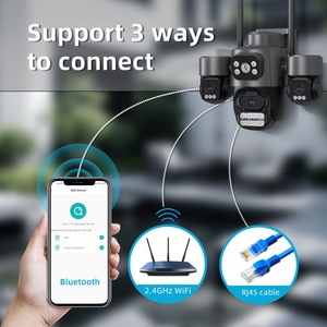 2025 mới icsee 3 ống kính hỗ trợ Alexa Google trợ lý bên ngoài IP PTZ <span class=keywords><strong>Camera</strong></span> Wi-Fi icsee Wifi <span class=keywords><strong>Camera</strong></span> an ninh nhà hệ thống - Product Image 5