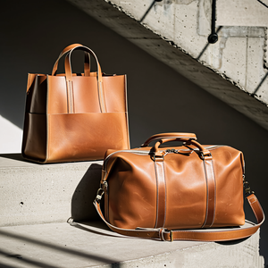 제조업체 풀 그레인 가죽 2 in 1 여행 배낭 및 더플 백 수제 비행기 언더 시트 주말 가방에 휴대 - Product Image 2