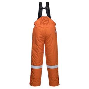 PORTWEST - FR58ORRXXXL Bavoir et orthèse d'hiver orange résistant au feu et antistatique-WORKWEAR résistant aux flammes EAN 5036108186969 - Product Image 2