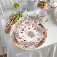 Wholesale Luxury Dinnerware Sets Porcelain Luxury Ceramic Tableware Porcelain Dinner Set Bone China Dinnerware Sets for Dinner