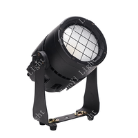 Projecteur PAR COB ZY 250W étanche IP68 RGBALC 6-en-1, connectable, avec contrôle DMX512, écran OLED, en alliage d'aluminium pour DJ/mariages/thèmes