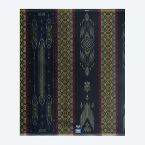 Jacquard Premium Sarong para adultos Classic Gold Motif C45 DKA Negro Amarillo Indonesio Hombres Sarong de Asia Pacífico - Product Image 3