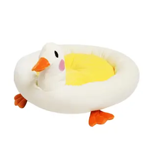 Very Cute Dogs Pet Beds Luxury Warm Cute Duck Shape Large Dog Pet Beds Lovely Ducks Design Wholesale Factory Cheap Dogs Bed