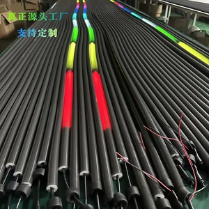 Tubo de Neón LED RGBW Direccionable DMX512 de 24V, 360 Grados, Silicona Negra, D22 D25 D30, Barra de Luz Redonda para Discotecas y Fiestas Rave - Product Image 4