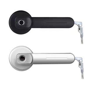 Cerradura Inteligente WiFi para Interiores de Aleación de Zinc con Huella Dactilar y Contraseña, Apertura con un Toque, Antirrobo, para Puertas de Madera, Hogar, Oficina, Apartamento, Datos en la Nube - Product Image 1