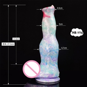 NNSX Pene de Gran Tamaño para Mujer con Dos Testículos Grandes, Vasos Sanguíneos Realistas, Masturbación Femenina para Productos Eróticos Sexuales - Product Image 6