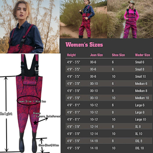 Vente en gros <span class=keywords><strong>Cuissardes</strong></span> de pêche à la mouche roses pour femmes <span class=keywords><strong>Cuissardes</strong></span> de pêche personnalisées à motifs camouflage pour femmes - Product Image 5