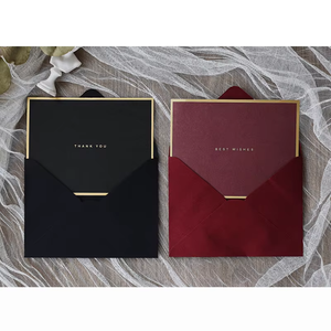 Custom Logo Art <b>Paper</b> Cardboard Greeting Thank You Cards Vellum Envelope Digital <b>Printing</b> Embossing Hot Stamping Business Best - Product Image 1