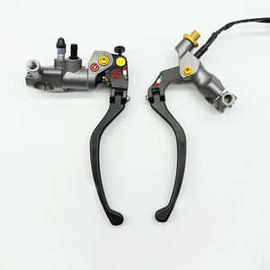Palancas de <span class=keywords><strong>Freno</strong></span> Ajustables SH-G502 de Aleación de Aluminio CNC para Motocicleta, Maneta de <span class=keywords><strong>Embrague</strong></span> Izquierda <span class=keywords><strong>y</strong></span> Derecha, Bomba Hidráulica Modificada - Product Image 1