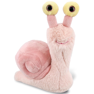 Peluche di Lumaca Rosa con Grandi Occhi, Morbido e Coccoloso, Simpatico Animale Selvatico, Regalo per Bambini e Neonati, Bambola di Lumaca Soffice Imbottita - Product Image 1