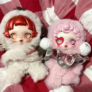 100% ban đầu sọ gấu trúc búp bê sang trọng móc khóa túi Mặt dây chuyền cô gái Quà Tặng Vinyl mù Hộp hợp thời trang POP đồ chơi thời trang bí ẩn hộp - Product Image 5