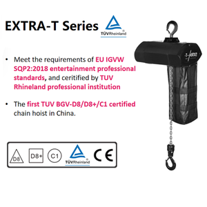 TUV BGV C1Certified M5 listrik rantai tahap kerekan 1 ton dengan 4 titik batas saklar untuk tahap - Product Image 2