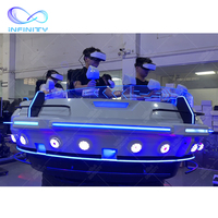 VR UFO 9D cinéma système de prise de vue en réalité virtuelle VR cinéma 4 sièges 9D VR simulateur chaise Machine