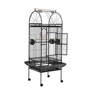 Cage pour perroquets européens Cage interactive pour oiseaux Villa Kong Cage pour perroquets gris vent noir Cage d'élevage Cage pour oiseaux volants - Product Image 6