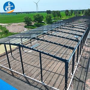 Bâtiment préfabriqué en acier de style moderne, structure métallique préfabriquée, entrepôt en acier - Product Image 1