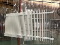 Clôture décorative extérieure de luxe en aluminium pour la vente en gros, lames de clôture de 6 pieds, étanches, pour chantier de construction