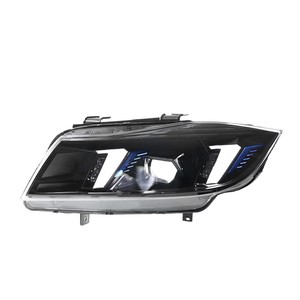 Modificación de Faros Delanteros para Serie 3 E90 05-12 con Luz Diurna LED de Doble Color en Forma de Colmillo E90 Led He - Product Image 6