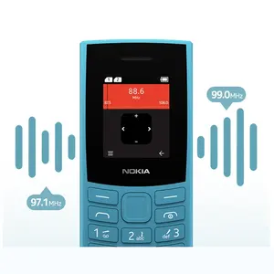 원래 기능 105 4G 2023 기능 전화 듀얼 SIM 블루투스 5.0 1450mAh 배터리 FM 라디오 통화 녹음 히브리어 키보드