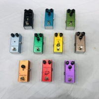 Pédale d'Effet Guitare Électrique Entièrement Métallique, Options de Sons Multiples pour Instrument à Cordes