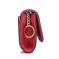 #2068 kulit Microfiber merah dompet wanita bermerek grosir dompet Billetera anak perempuan dompet cantik dompet tangan untuk wanita
