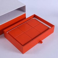 Boîte en carton rigide de grande taille, 2 couches, tiroir coulissant, boîte cadeau avec boîtes séparées