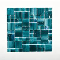 Centurymosaic - Prix de gros - Mosaïque de verre vert pour piscine - Mosaïque pour sol et murs de piscine intérieure et extérieure - Mosaïque pour piscine sur mesure