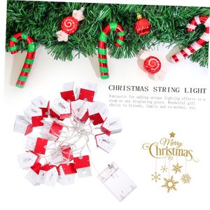 Guirlande lumineuse de Noël rouge créative à LED pour jardin, arbre, cabane en bois, patio <span class=keywords><strong>et</strong></span> éclairage décoratif de vacances - Product Image 4