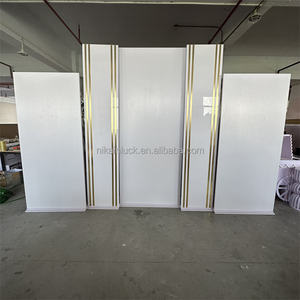 Sfondo acrilico di colore bianco <span class=keywords><strong>e</strong></span> nero per matrimonio matrimonio sfondo acrilico sfondo di forma rettangolare di alta qualità - Product Image 6