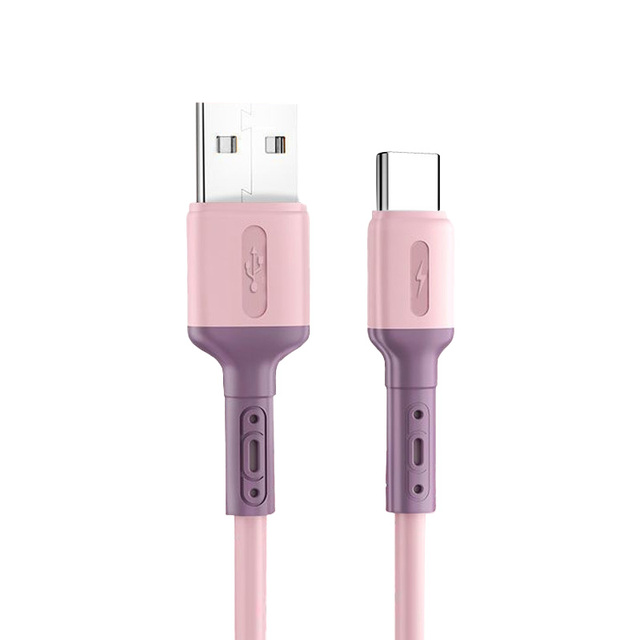 Liquid Silicone Micro USB Cable 3A Fast Charging Soft Rubber Data Sync Cord Durable Charge Date Cable for Phone & Earphones