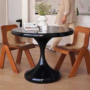 Kem-màu hiện đại đơn giản <span class=keywords><strong>Tulip</strong></span> đàm phán bảng ánh sáng sang trọng pháp retro bàn ăn cho căn hộ nhà nhỏ làm bằng tre - Product Image 5