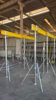Base réglable pour échafaudage en acier galvanisé de qualité supérieure avec plaque à bride pour le marché mondial de la construction