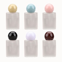 Flacon pulvérisateur de parfum carré en verre 30/50 ml avec bouchon à vis, portable, pour cosmétiques, couleur personnalisée, sans diffuseur à roseaux, vide