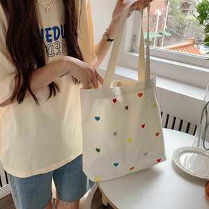 Canvas Women Hand Bag <b>Mini</b> Sizes Student Handbags Cloth Picnic Travel Cotton Tote for Shopping - Product Image 4