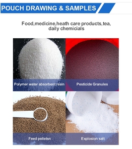 Hoàn toàn tự động ba bên con dấu doypack gói hạt chế biến và đóng gói nước hòa tan phim đóng gói Máy chiết rót - Product Image 5