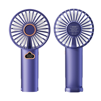 Mini ventilateur électrique USB avec écran LED, pliable, aromathérapie, cadeaux de bienvenue pour la maison et usage promotionnel