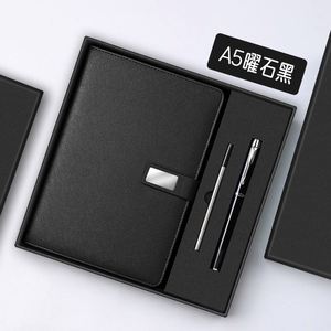Custom Luxury Business Gift Set Exquisite Silk Screen Printed PU Leather Journal Notebook Logo Thermos <b>Cup</b> Pen All Items Gift - Product Image 6