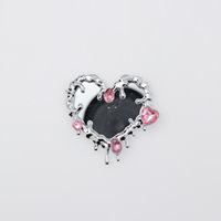 Groothandel Kitty Hart Liefdeshart Spiegelhars Accessoires Nagelcharms voor telefoonhoesjes DIY Charms
